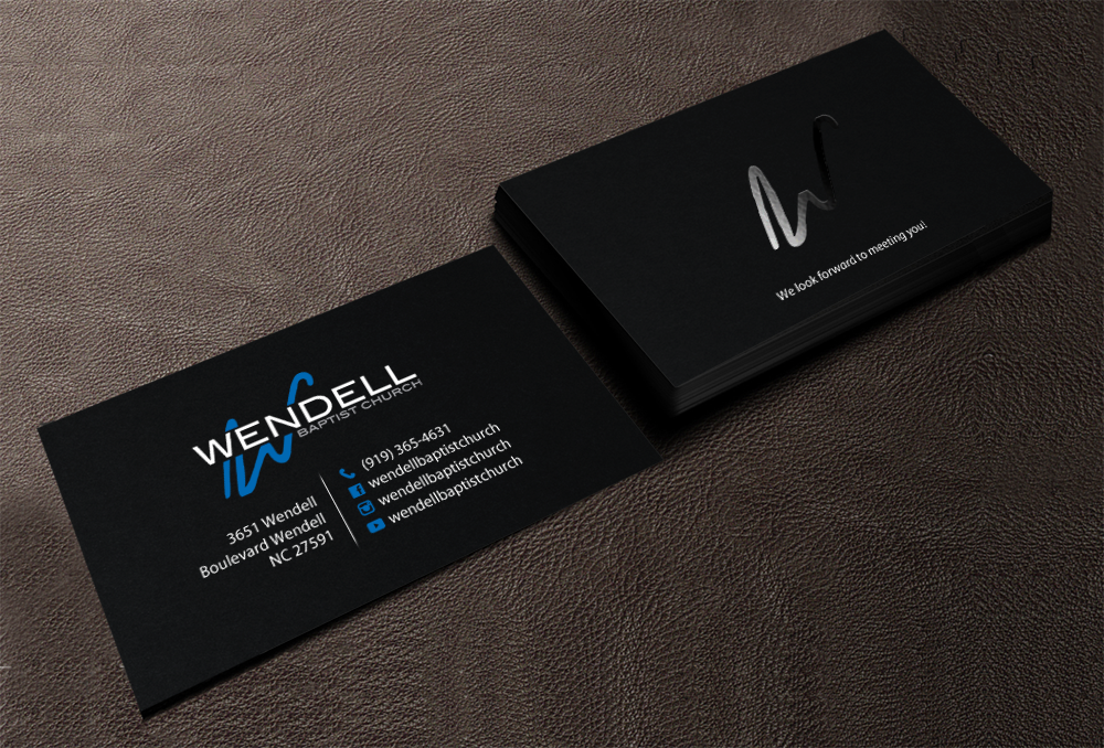 Business Card Design by chandrayaan.creative for Wendell Baptist Church | Design #10996204