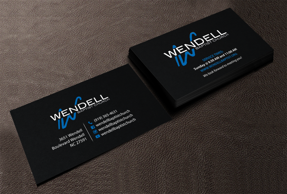 Design de Carte de Visite par chandrayaan.creative pour Wendell Baptist Church | Design #10996205