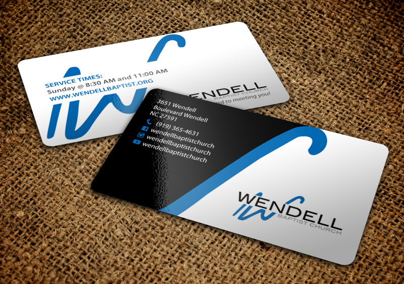 Visitenkarten-Design von chandrayaan.creative für Wendell Baptist Church | Design #10996208