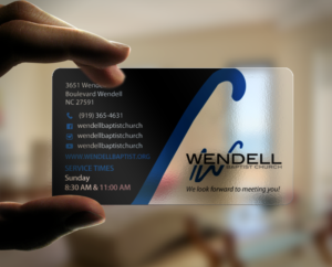 Design de Carte de Visite par chandrayaan.creative pour Wendell Baptist Church | Design : #10996210