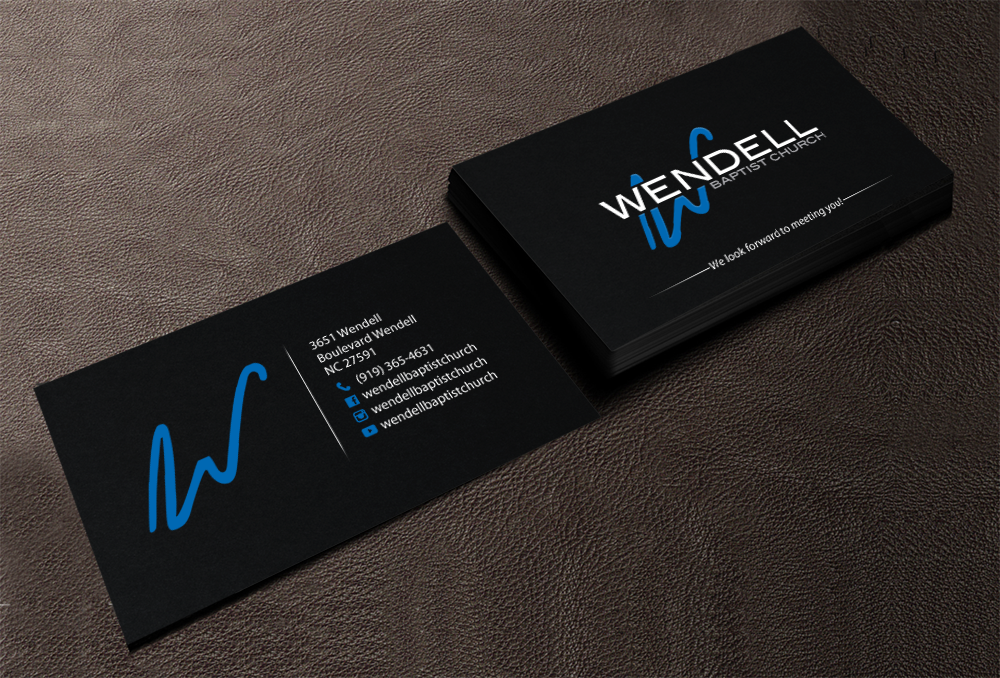 Business Card Design by chandrayaan.creative for Wendell Baptist Church | Design #10996211