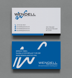 Design de Carte de Visite par chandrayaan.creative pour Wendell Baptist Church | Design : #10996212