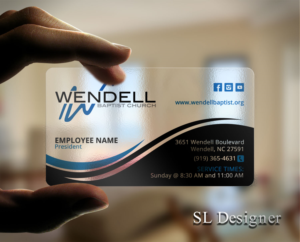 Diseño de Tarjeta de Presentación por SL Designer para Wendell Baptist Church | Diseño: #10982998