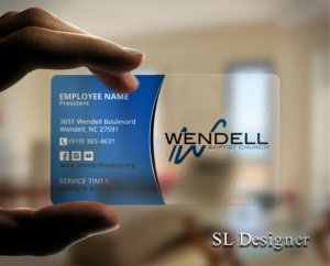 Design de Carte de Visite par SL Designer pour Wendell Baptist Church | Design : #10982999