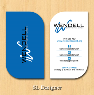Diseño de Tarjeta de Presentación por SL Designer para Wendell Baptist Church | Diseño: #10983333