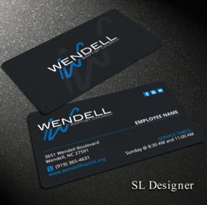 Design de Carte de Visite par SL Designer pour Wendell Baptist Church | Design : #10983465