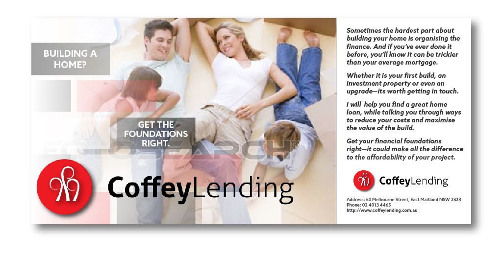 Diseño de Flyer por ElizabethBCDesign para Coffey Lending | Diseño #10995343