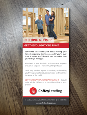 Diseño de Flyer por alex989 para Coffey Lending | Diseño: #10991136