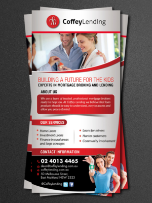 Diseño de Flyer por debdesign para Coffey Lending | Diseño: #11002704