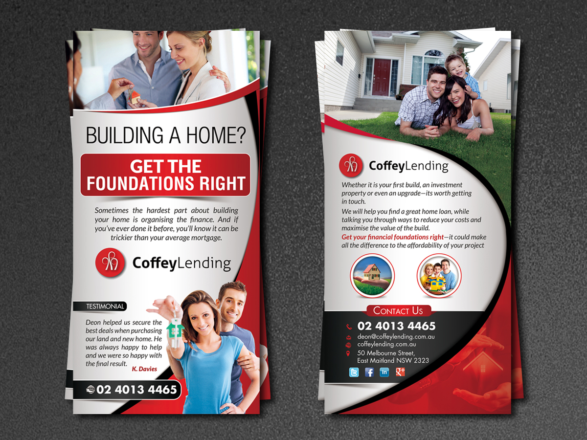 Flyer Design by debdesign for Coffey Lending | Design #11058835