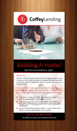 Diseño de Flyer por Shiya@India para Coffey Lending | Diseño #11035886