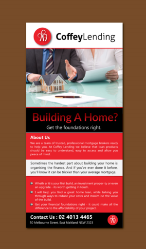 Diseño de Flyer por Shiya@India para Coffey Lending | Diseño: #11036315