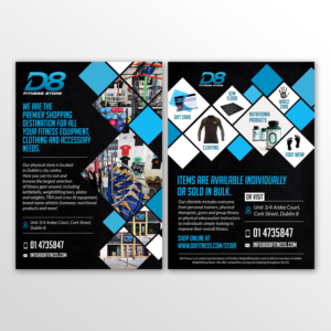 Design de Flyer par Kishaloy_D pour D8 Fitness | Design #11007921