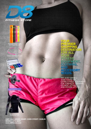 Diseño de Flyer por janiceg para D8 Fitness | Diseño: #11023983