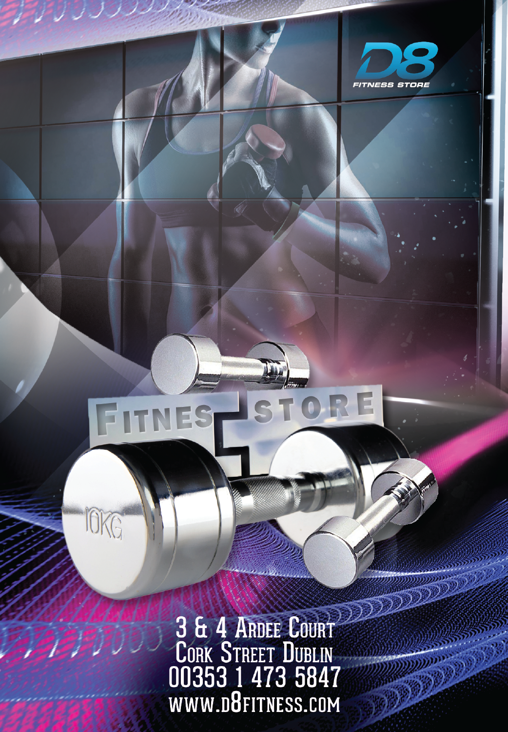 Flyer Design by nabla for D8 Fitness | Design #11028127