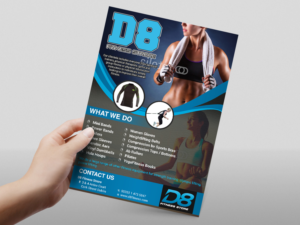 Design de Flyer par SAI DESIGNS pour D8 Fitness | Design #11029461