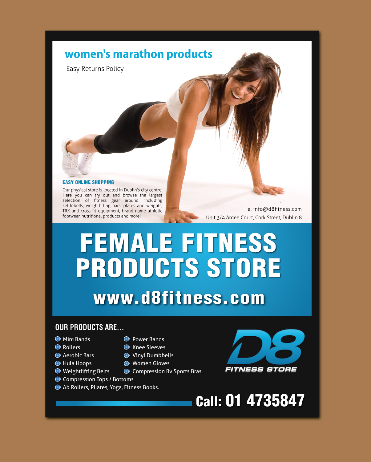 Diseño de Flyer por meet007 para D8 Fitness | Diseño #10997279