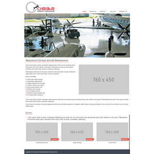 Web Design by Casz83 for Chrisair maintenance | Design #2401835