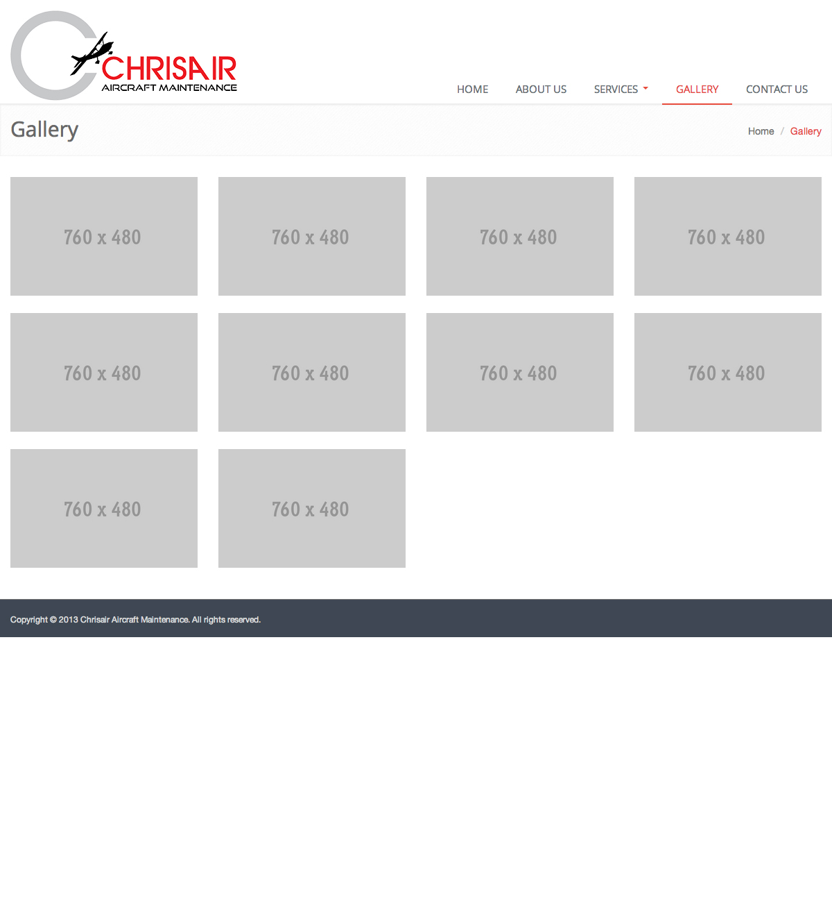 Web-Design von Casz83 für Chrisair maintenance | Design #2401891