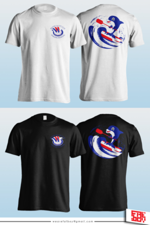  FUN image and SAYING needed for SUP, Stand Up Paddle boarding classes  | Diseño de Camiseta por Fatboy Graphic