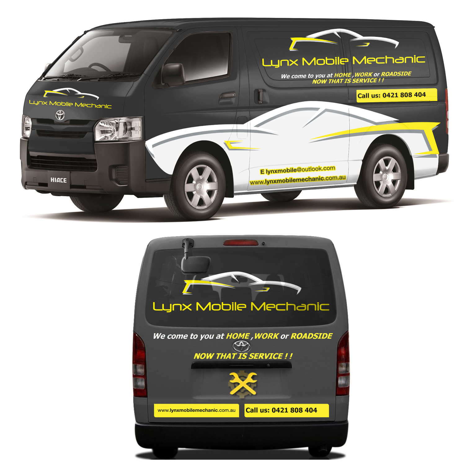 Diseño de Señalética por RubelRir para Lynx Auto Services | Diseño #11015123