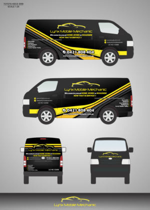 Diseño de Señalética por Anung Shudax para Lynx Auto Services | Diseño: #10985303