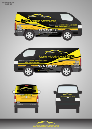 Diseño de Señalética por Anung Shudax para Lynx Auto Services | Diseño: #10985442