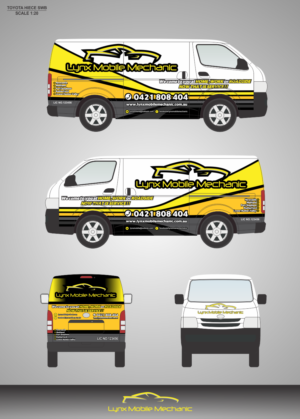 Diseño de Señalética por Anung Shudax para Lynx Auto Services | Diseño: #10995015