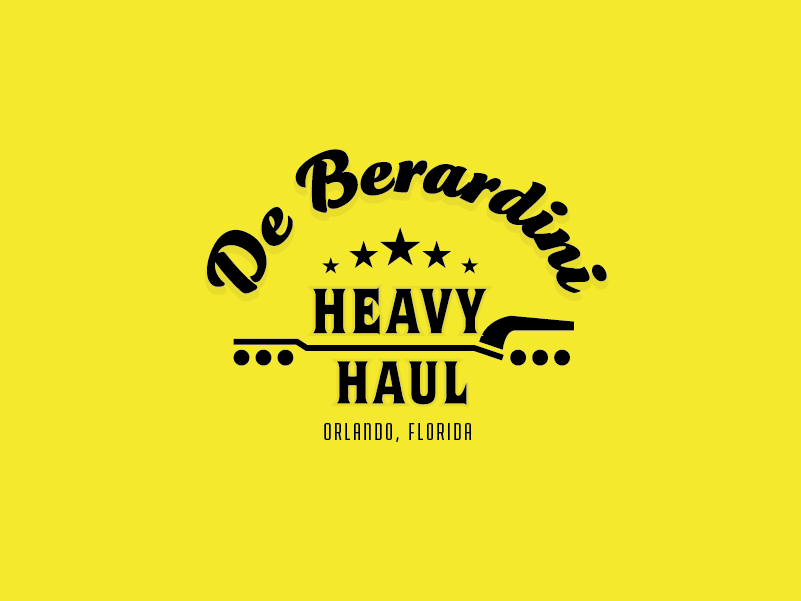 Logo Design by Enzzok for DEBERADINIS HEAVY HAUL | Design #11040501