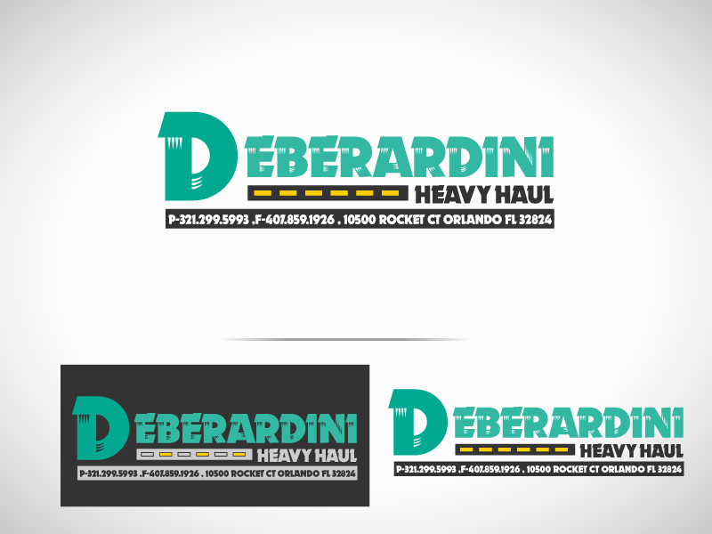 Logo Design by Fathan99 for DEBERADINIS HEAVY HAUL | Design #10991164