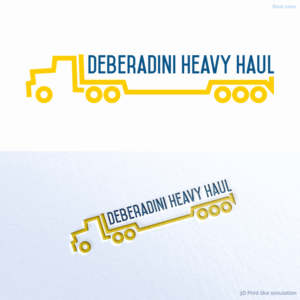Logo Design by Anthony for DEBERADINIS HEAVY HAUL | Design: #11086699
