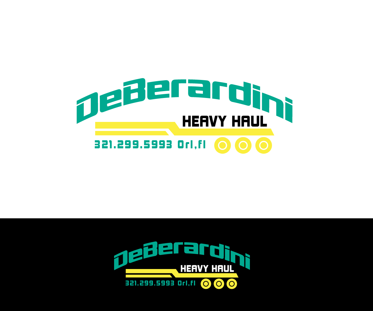 Logo Design by Renen for DEBERADINIS HEAVY HAUL | Design #11011503