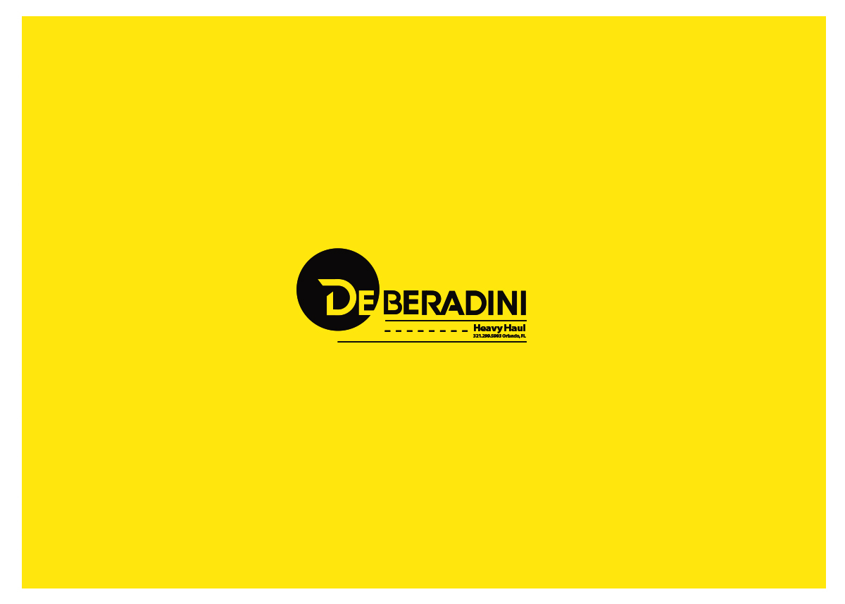 Logo Design by Sonya for DEBERADINIS HEAVY HAUL | Design #11051797