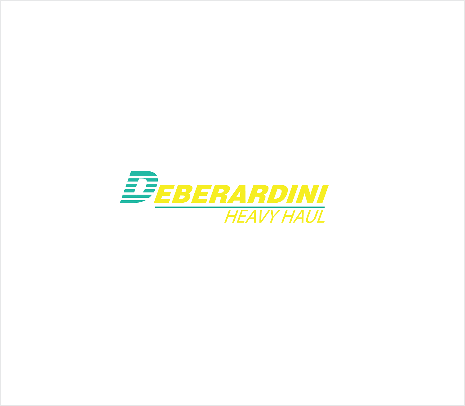 Logo Design by Verified artistry (Design garden) for DEBERADINIS HEAVY HAUL | Design #11066779