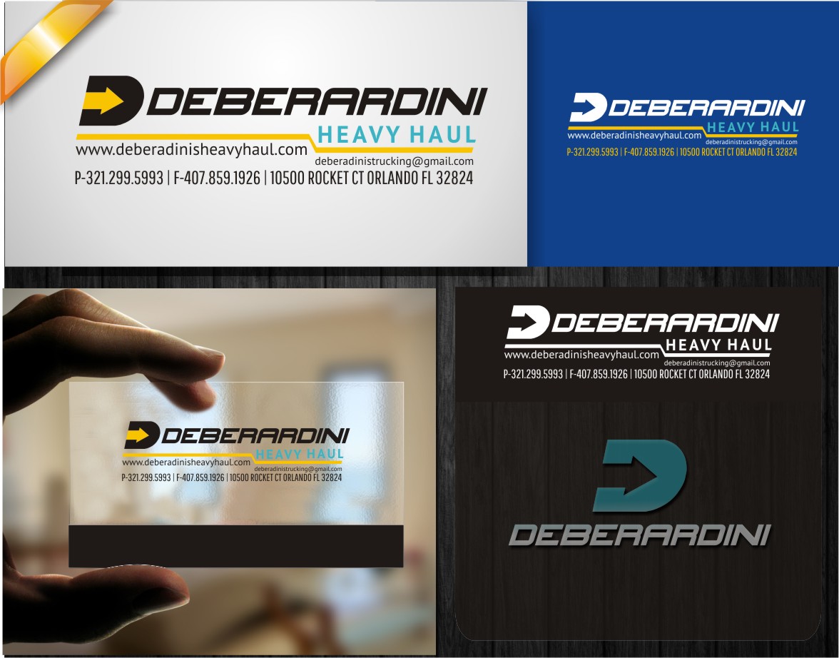 Logo Design by ArifRif for DEBERADINIS HEAVY HAUL | Design #10988620