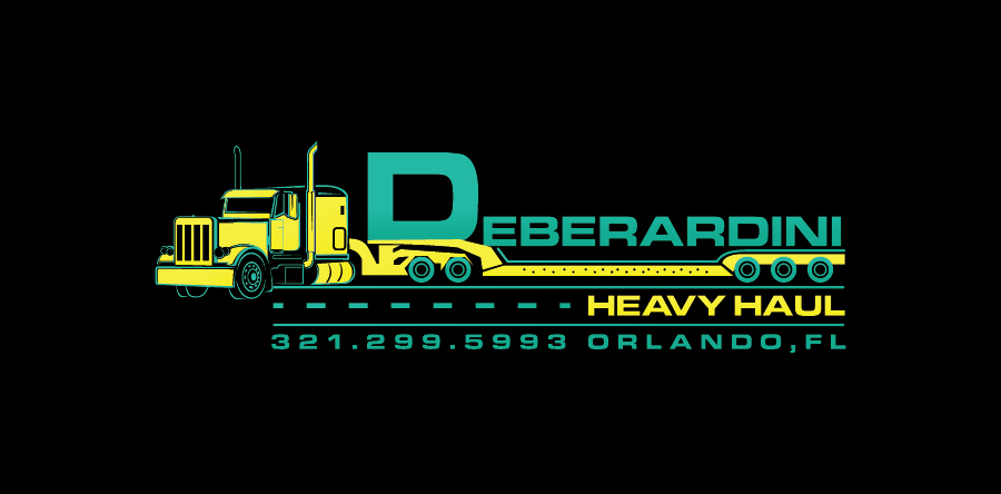 Logo Design by debdesign for DEBERADINIS HEAVY HAUL | Design #11001857