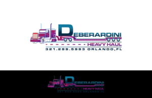 Logo Design by debdesign for DEBERADINIS HEAVY HAUL | Design: #11001858