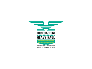 Logo Design by emaxlk for DEBERADINIS HEAVY HAUL | Design: #10995354