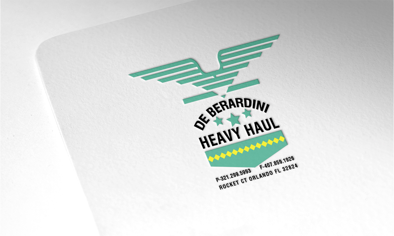 Design de Logo par emaxlk pour DEBERADINIS HEAVY HAUL | Design #11018359