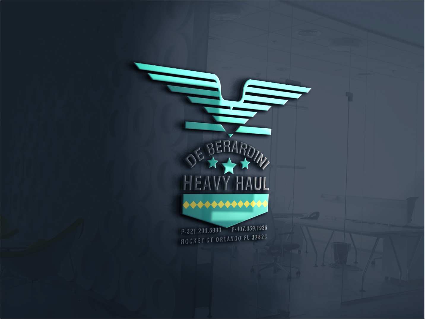 Design de Logo par emaxlk pour DEBERADINIS HEAVY HAUL | Design #11018361