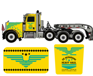 Logo Design by emaxlk for DEBERADINIS HEAVY HAUL | Design: #11018392