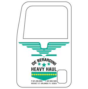 Logo Design by emaxlk for DEBERADINIS HEAVY HAUL | Design: #11018396