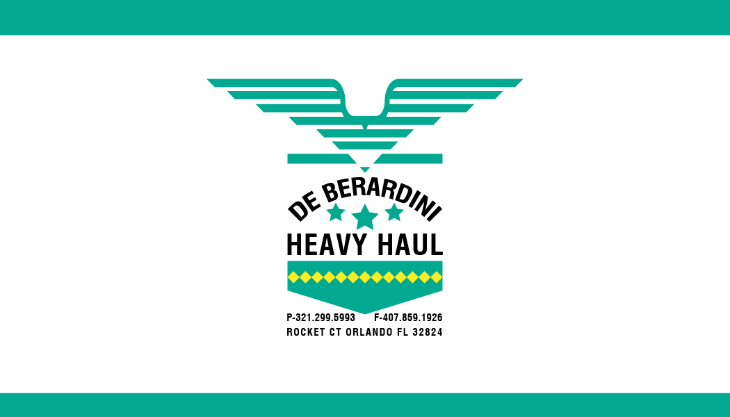 Logo Design by emaxlk for DEBERADINIS HEAVY HAUL | Design #11018433