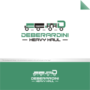 Logo Design by R!CKY for DEBERADINIS HEAVY HAUL | Design: #11073582