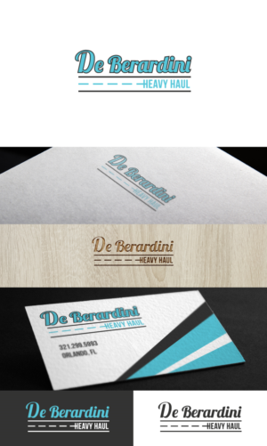 Diseño de Logo por Grapismo para DEBERADINIS HEAVY HAUL | Diseño #11023108