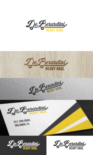 Logo Design by Grapismo Brand Studio for DEBERADINIS HEAVY HAUL | Design: #11023235