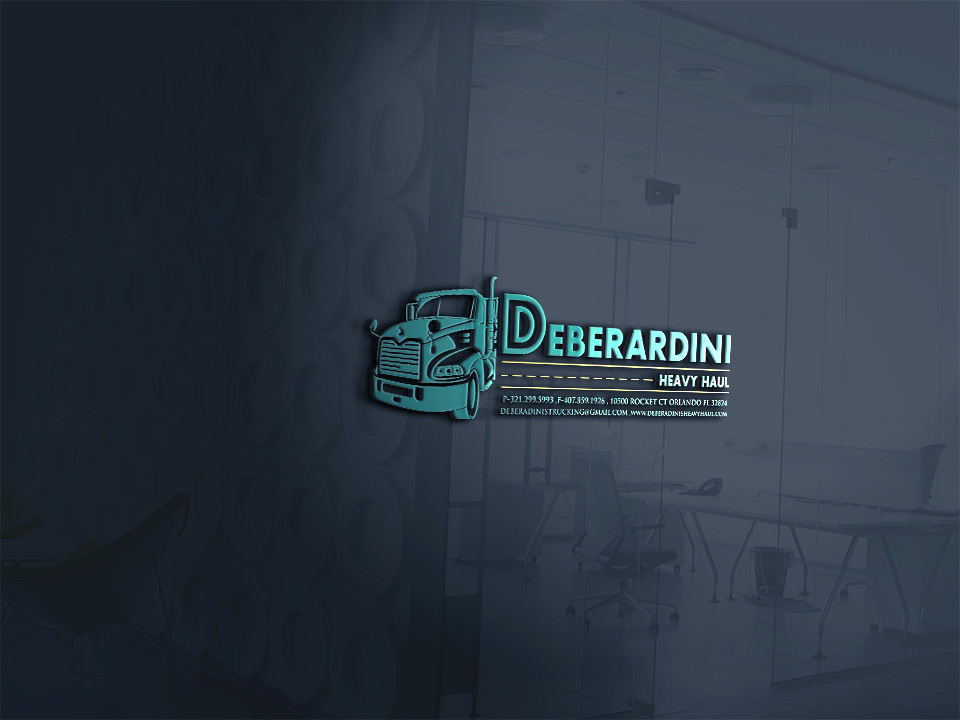 Logo Design by spring TM for DEBERADINIS HEAVY HAUL | Design #10995110