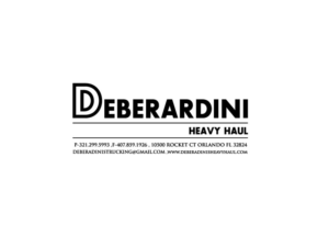 Logo Design by spring TM for DEBERADINIS HEAVY HAUL | Design: #10995153