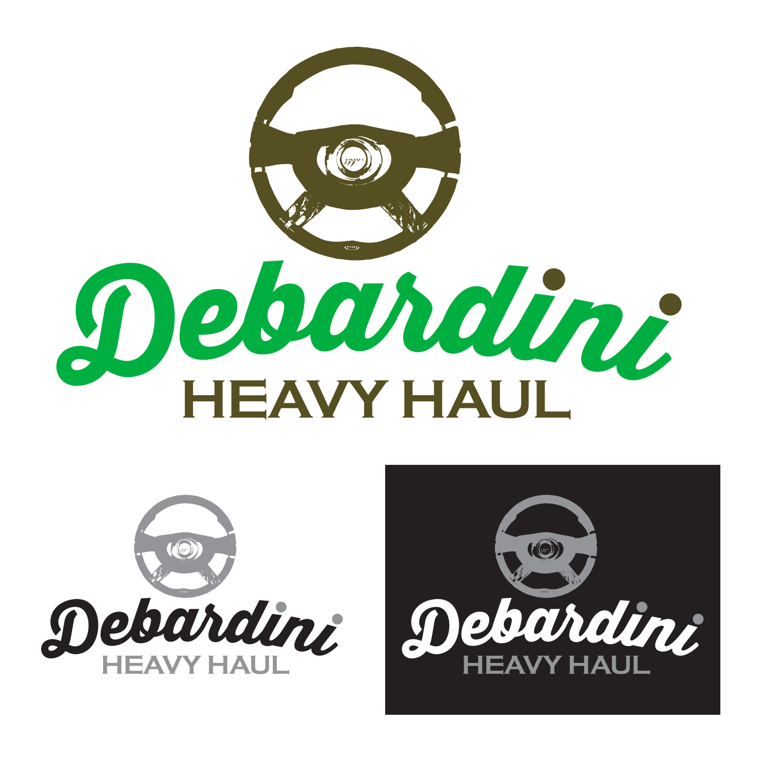 Logo Design by Keith91762 for DEBERADINIS HEAVY HAUL | Design #11058282