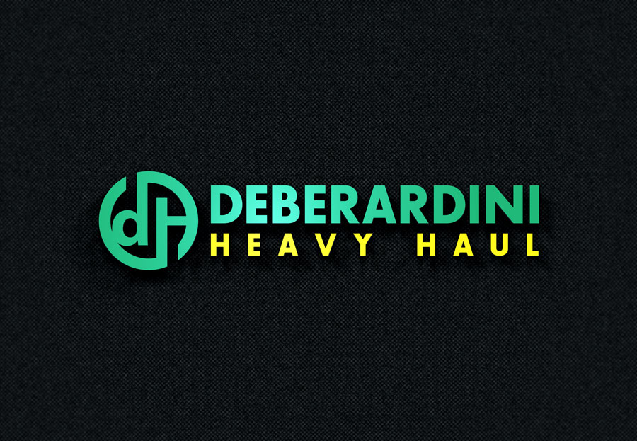 Logo Design by OWL for DEBERADINIS HEAVY HAUL | Design #10989596